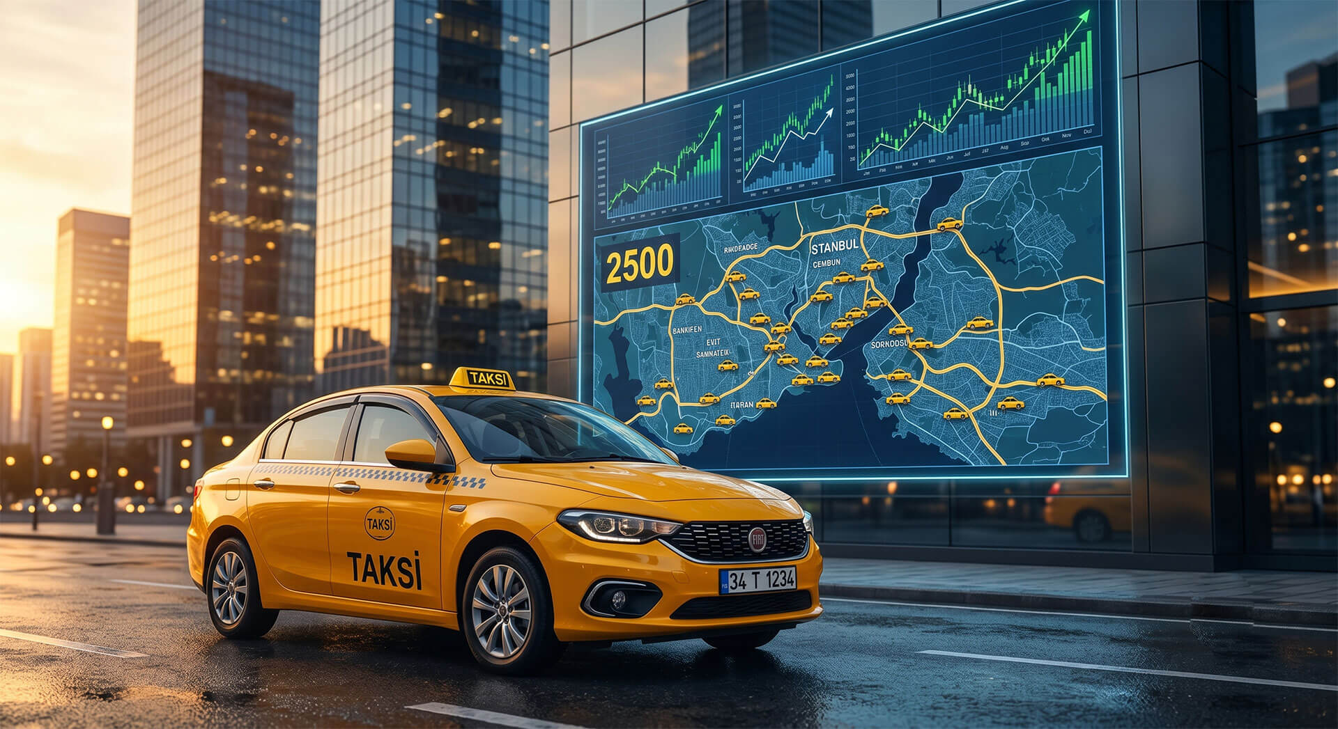 2500 Yeni Uygulama Tabanlı Taksi Geliyor: Sarı Plaka Fiyatları Düşer mi?